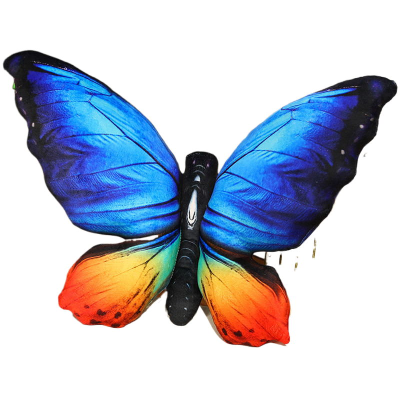 Funda de cojín con diseño de mariposa 