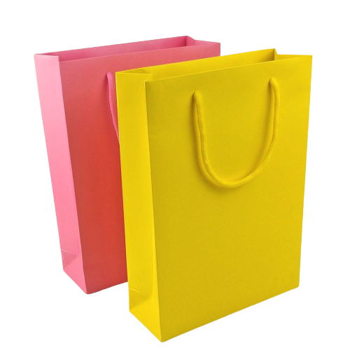 Sac en papier de couleur 