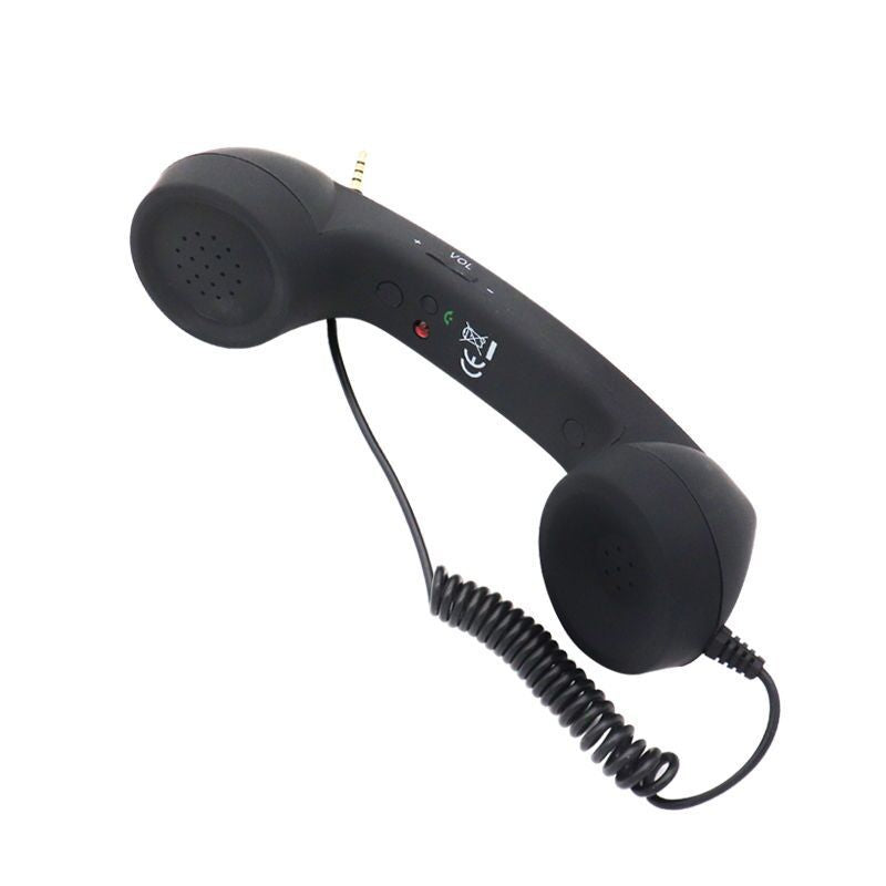 Écouteur de poignée de téléphone rétro 