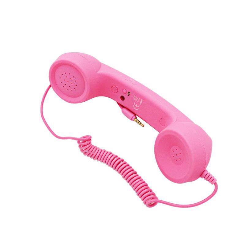 Écouteur de poignée de téléphone rétro 