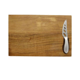 Cutting Board & Cheese Knife Set