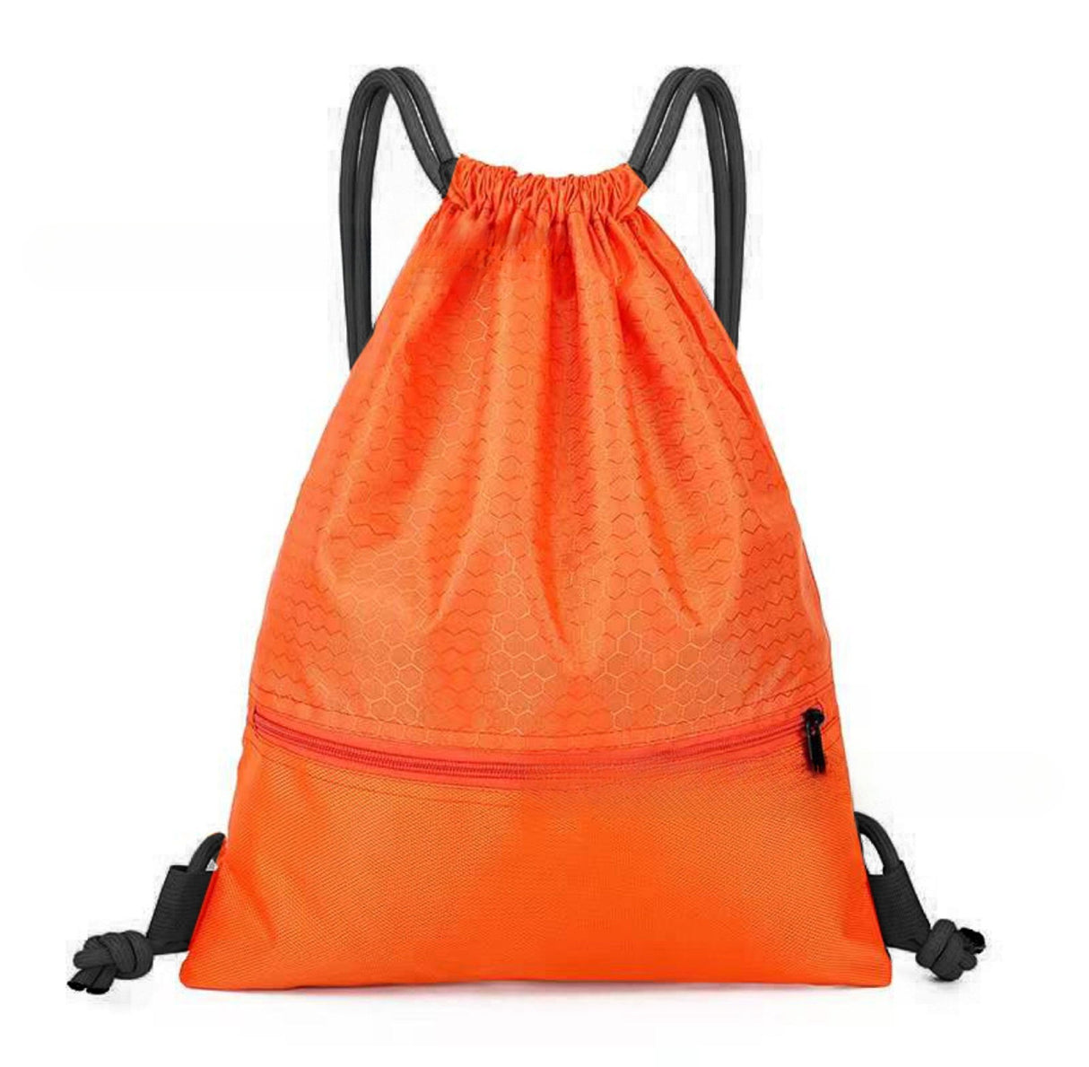 Bolsa con cremallera y cordón 