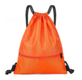 Bolsa con cremallera y cordón 