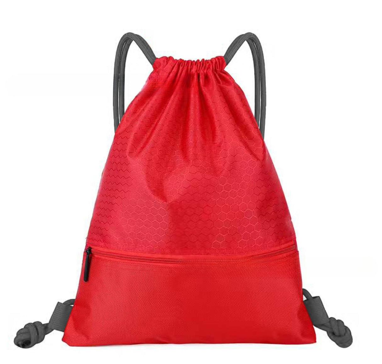 Bolsa con cremallera y cordón 