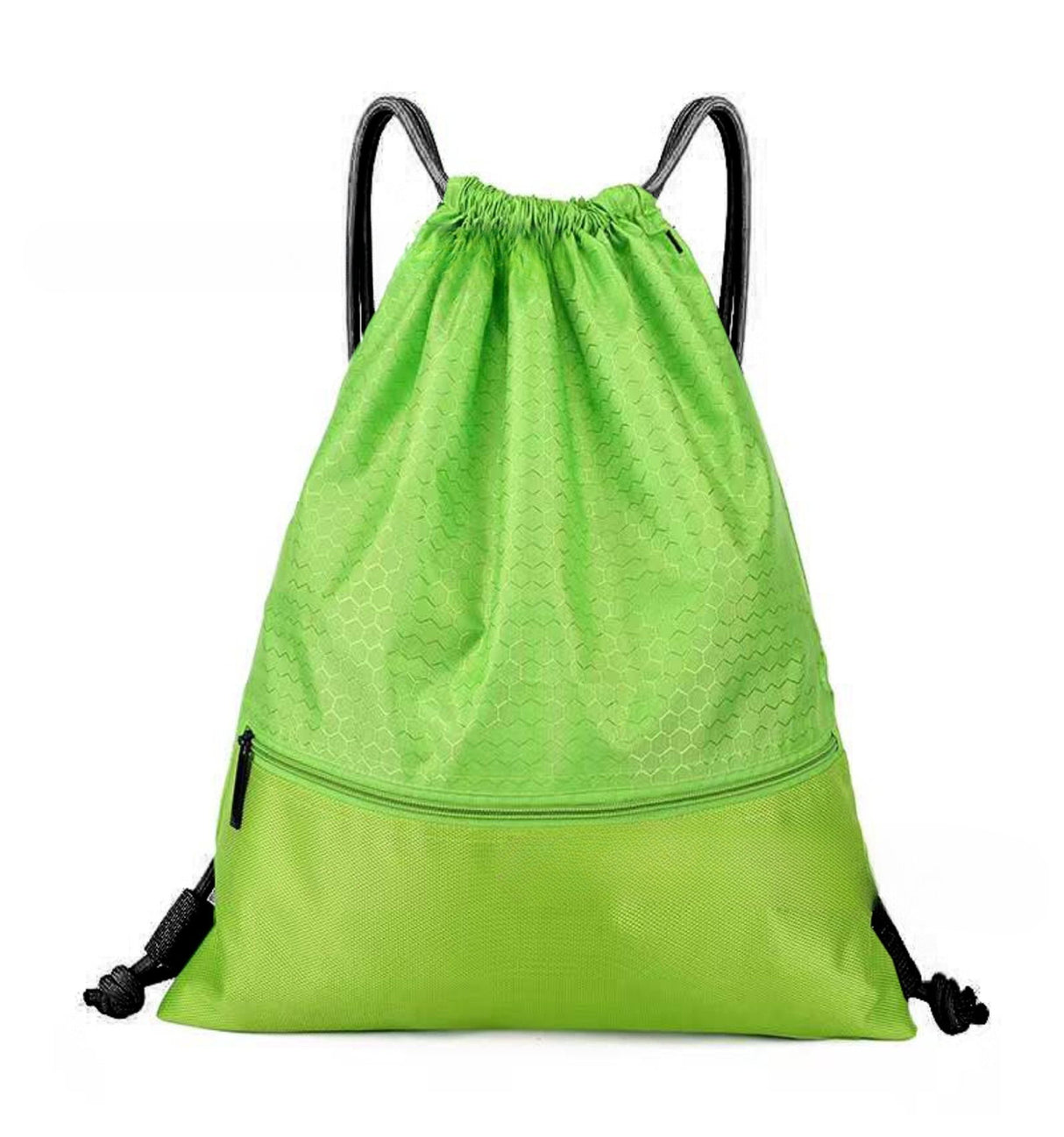 Bolsa con cremallera y cordón 