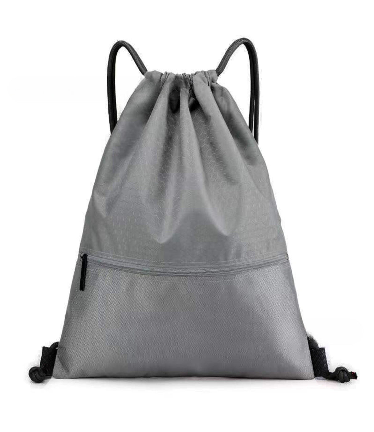 Bolsa con cremallera y cordón 