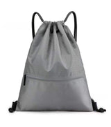 Bolsa con cremallera y cordón 