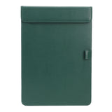 Chemise à pince en cuir A4 