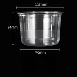 16oz Salad Bowl With Big Hole Lid