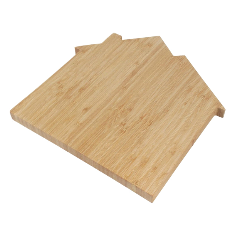Tabla de cortar con forma de casa 