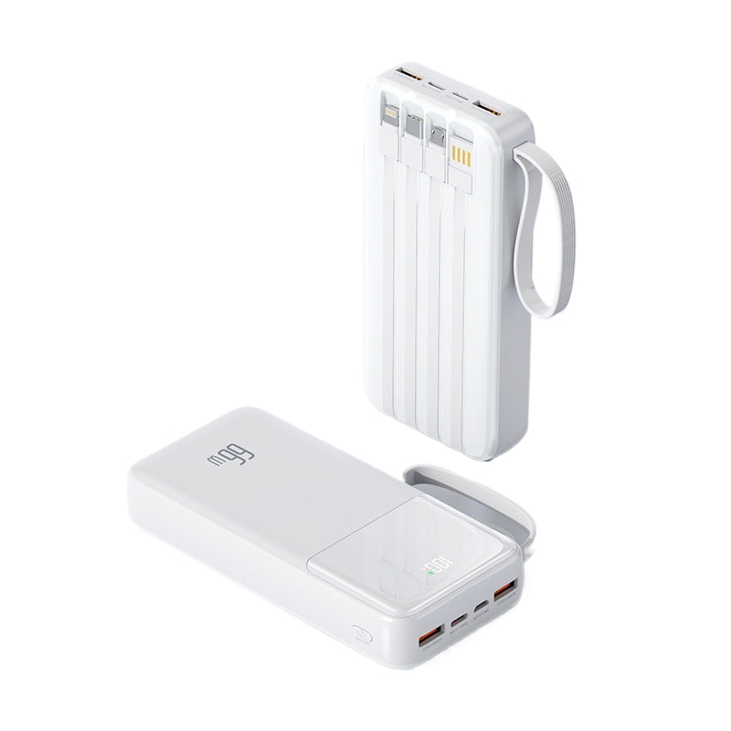 Banco de energía de 10000 mAh con cables 