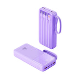 Banco de energía de 10000 mAh con cables 