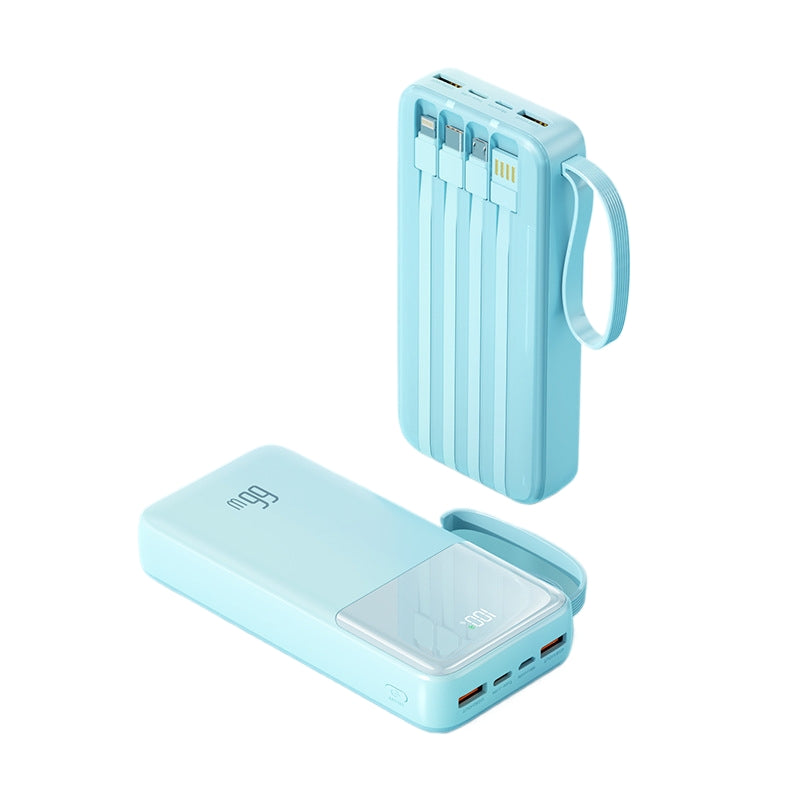 Banco de energía de 10000 mAh con cables 