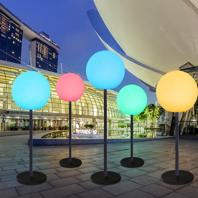 Lámpara de globo luminosa para exteriores 