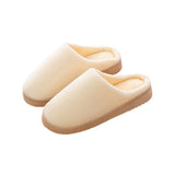 Coral Velvet Cotton Slippers