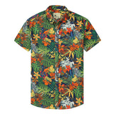 Chemise hawaïenne décontractée à fleurs 
