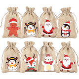 Sac en toile de jute 14 x 10 pouces 
