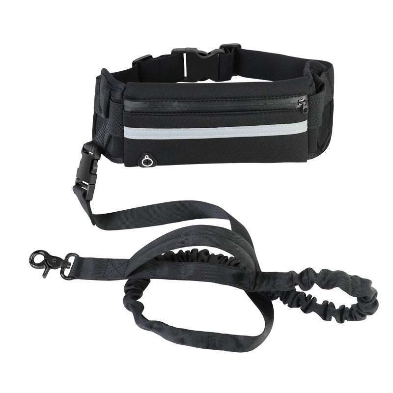 Retractable Dog Leash With Waist Bag