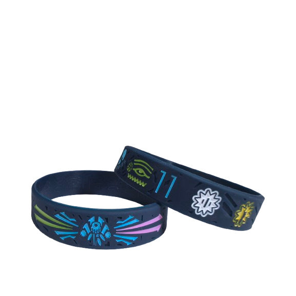 Pulsera sensible a los rayos UV que cambia de color 