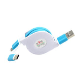 Cable de carga retráctil 3 en 1 