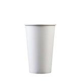 Vaso de papel de doble capa de 16 oz con tapa 