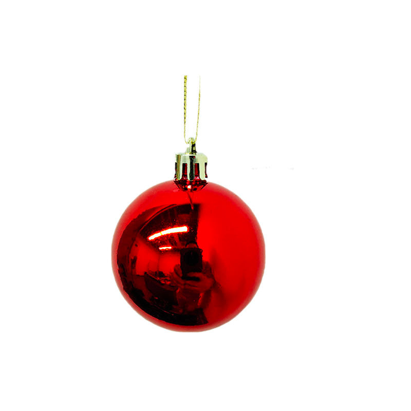 Boule de Noël de 10 cm avec chapeau 