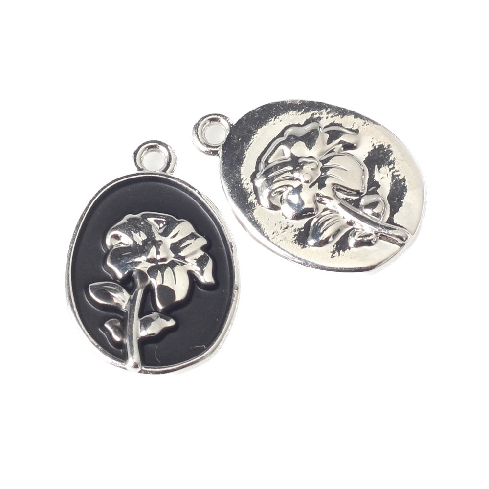 Pendentif rose simple 