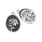 Pendentif rose simple 