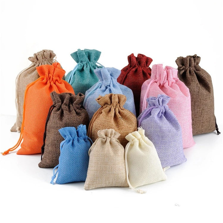 10x14cm Linen Packaging Bag