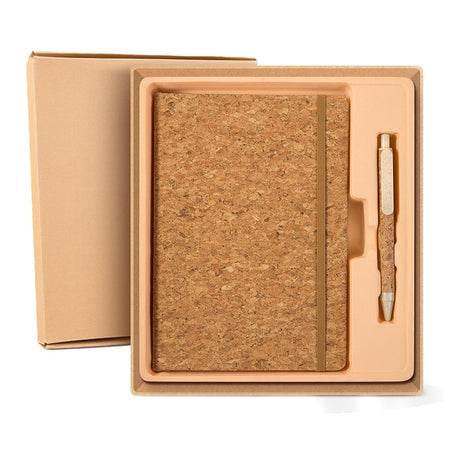 Straw Notebook And Pen Set