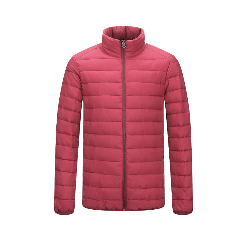 Stand Collar Lightweight Puffer Jacket