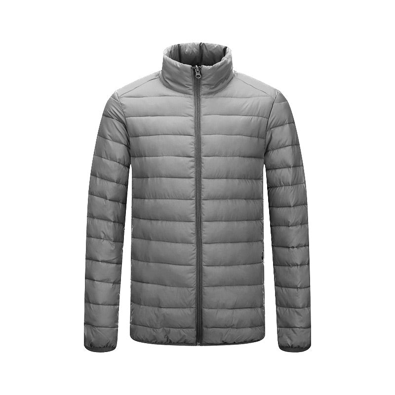 Stand Collar Lightweight Puffer Jacket
