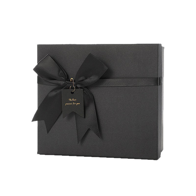 Small Black Gift Box With Bow