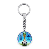 World Cup Cheer Double-sided Patterned Keychain