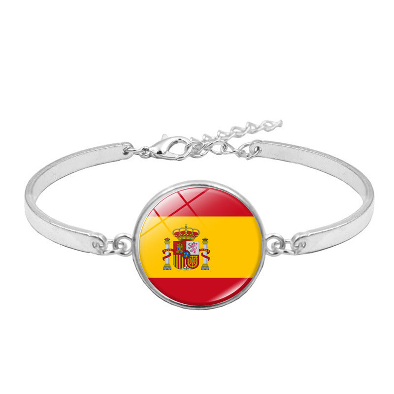 World Cup Cheer Metal Bracelet
