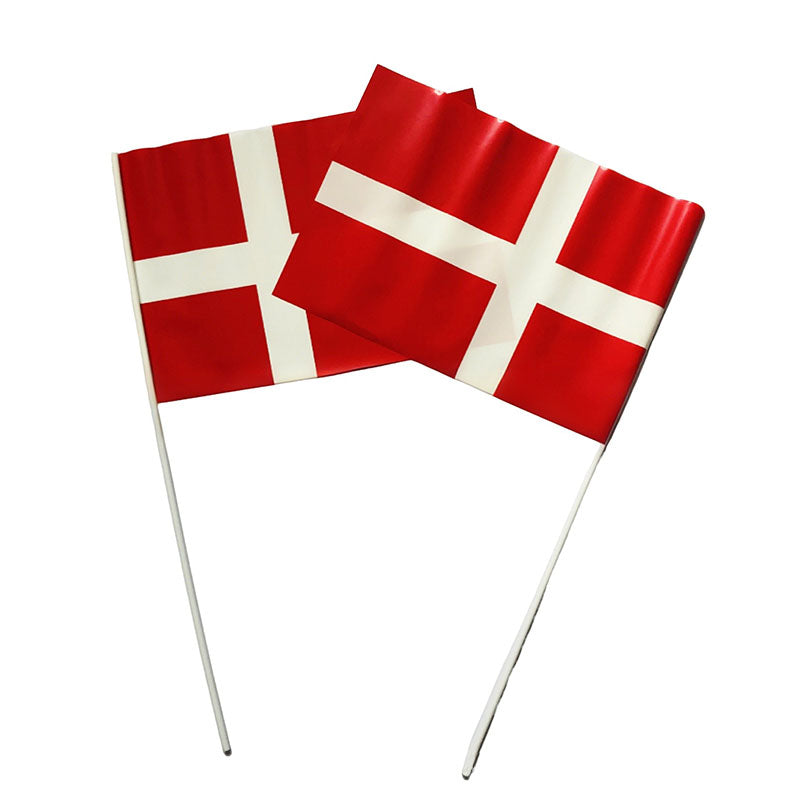 Paper Hand Flag With Paper Pole