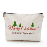 Pochette zippée en coton 