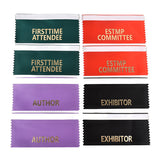 Self-adhesive Satin Ribbon Badge
