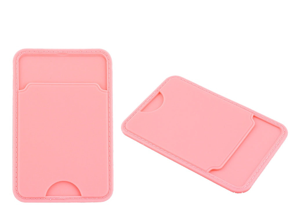 Self-adhesive Silicone Phone Card Holder