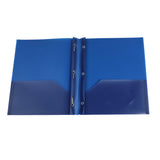 Plastic Prong Folder With Dual Pocket