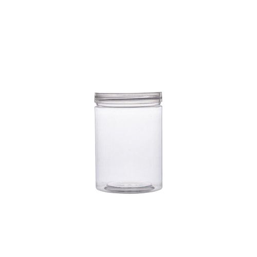 Recipiente acrílico circular pequeño de 24 oz 