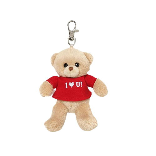 Porte-clés ours en peluche 