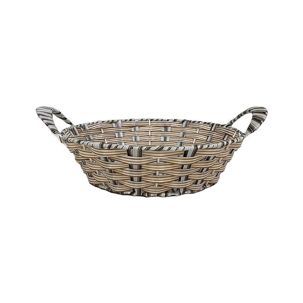 Cesta de almacenamiento tejida con enredaderas 