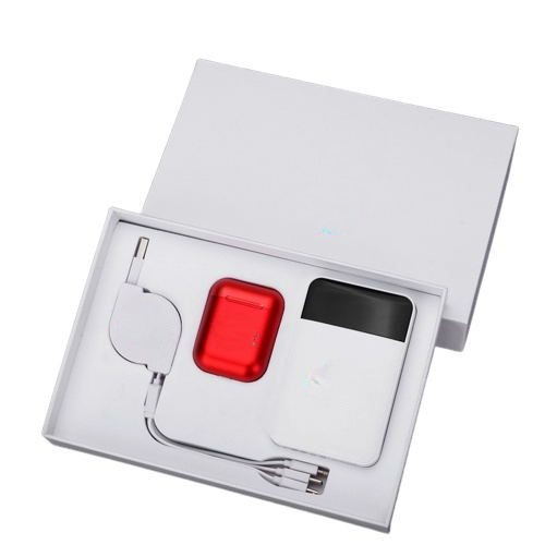 Coffret cadeau batterie externe et écouteurs 