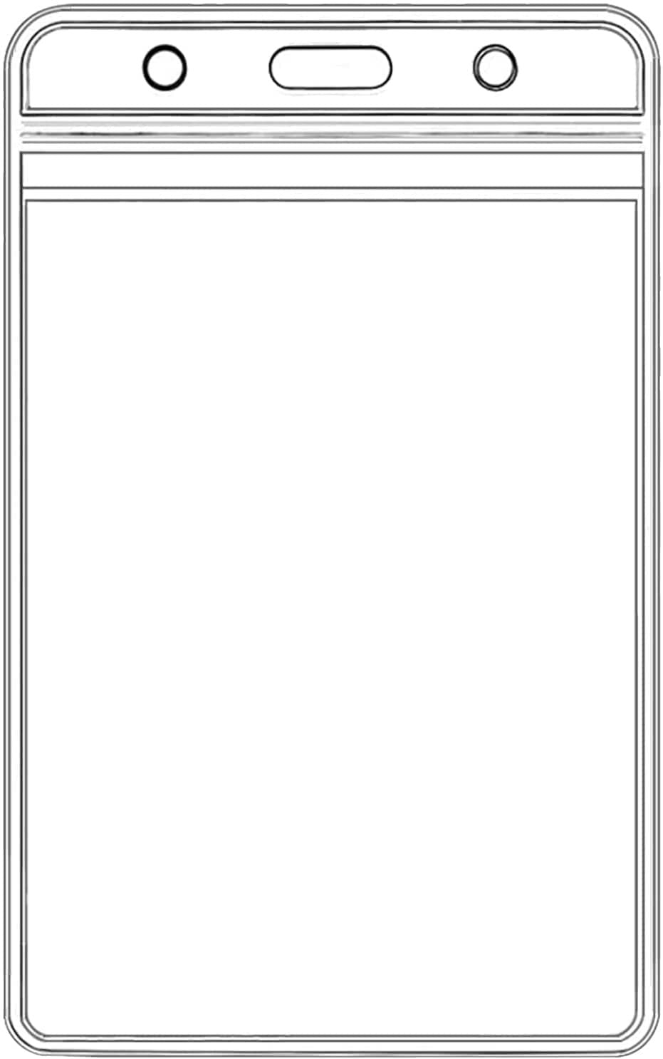 6x4 Inch Trade Show Badge Holder