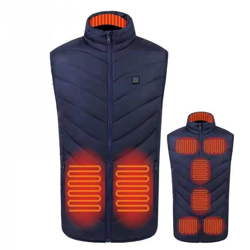 Gilet chauffant sans chapeau avec batterie externe 