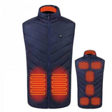 Gilet chauffant sans chapeau avec batterie externe 