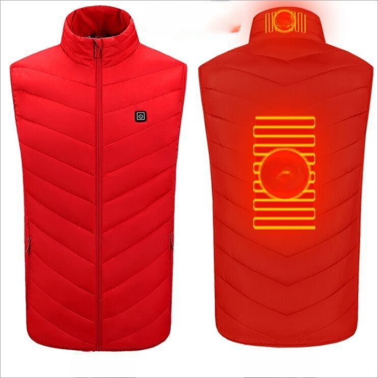 Gilet chauffant sans chapeau avec batterie externe 
