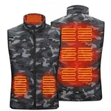 Gilet chauffant sans chapeau avec batterie externe 
