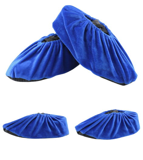 Couvre-chaussures en velours 
